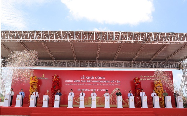 Vingroup khởi công dự án công viên chủ đề lớn bậc nhất tại Việt Nam - Ảnh 1.