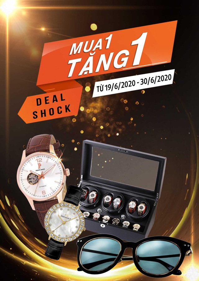 Không thể bỏ lỡ ưu đãi mua 1 tặng 1 cực lớn từ Đăng Quang Watch - Ảnh 1.