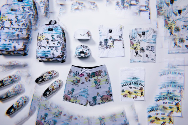 Kide Baharudin dùng nghệ thuật tái hiện cuộc sống qua BST Vans x Kide - Ảnh 2.