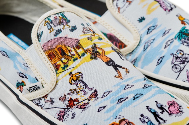 Kide Baharudin dùng nghệ thuật tái hiện cuộc sống qua BST Vans x Kide - Ảnh 4.