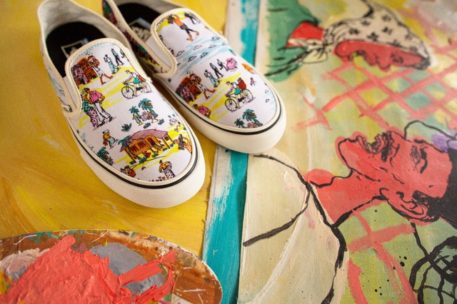 Kide Baharudin dùng nghệ thuật tái hiện cuộc sống qua BST Vans x Kide - Ảnh 6.