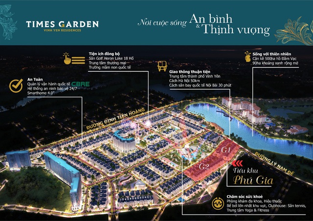 Times Garden Vĩnh Yên Residences - mở bán biệt thự sinh lời nhanh chóng cho nhà đầu tư - Ảnh 1.