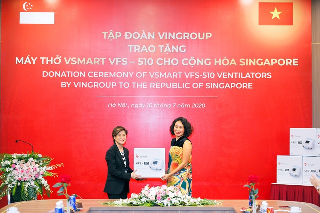 Vingroup trao tặng 1.000 máy thở cho Nga, Ucraina và Singapore - Ảnh 1.