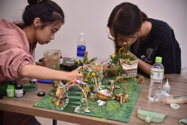 Lần đầu tiên Nhà Văn hóa Thanh niên cộng tác cùng sinh viên ĐH Văn Lang thực hiện Lễ hội Tết Việt - Ảnh 2.