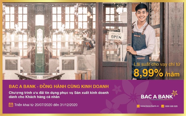 BAC A BANK đồng hành kinh doanh cùng khách hàng cá nhân - Ảnh 1.