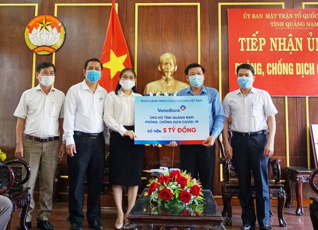 VietinBank ủng hộ Đà Nẵng, Quảng Nam 10 tỷ đồng chống dịch COVID-19 - Ảnh 1.