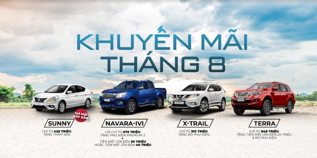 Nissan Việt Nam và TCIE Việt Nam công bố mức giá mới đặc biệt cho Nissan Sunny và ưu đãi tháng 8 cho các dòng xe Nissan - Ảnh 2.