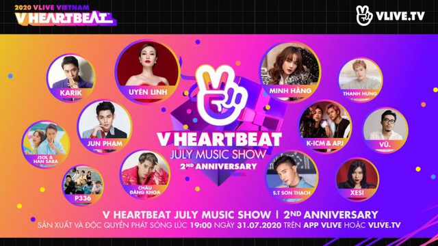 VTVcab sẽ hợp tác với Naver Việt Nam tổ chức và phát sóng V Heartbeat Live - Ảnh 2.