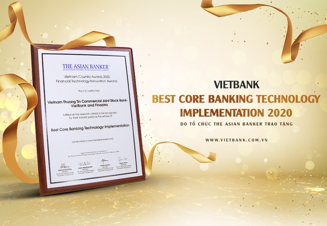 Vietbank được The Asian Vietnam Awards vinh danh giải thưởng công nghệ ngân hàng lõi tốt nhất năm 2020 - Ảnh 1.