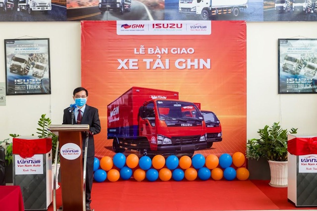 ISUZU Vân Nam tổ chức “Lễ Bàn Giao” hơn 50 xe tải các loại cho GHN Logistics - Ảnh 1.