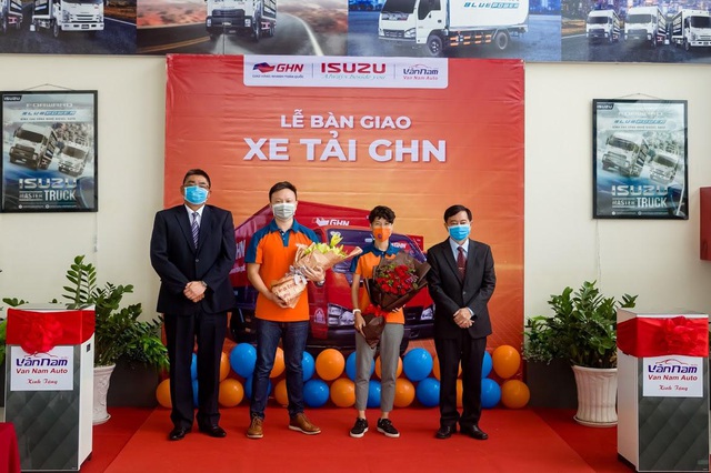 ISUZU Vân Nam tổ chức “Lễ Bàn Giao” hơn 50 xe tải các loại cho GHN Logistics - Ảnh 3.