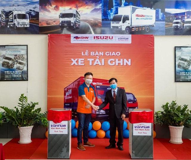 ISUZU Vân Nam tổ chức “Lễ Bàn Giao” hơn 50 xe tải các loại cho GHN Logistics - Ảnh 4.