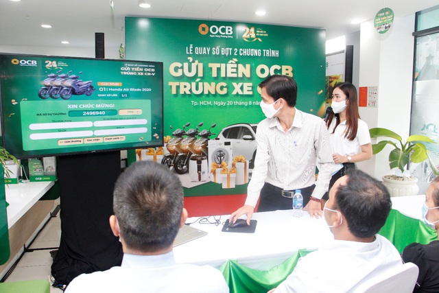 OCB: công bố kết quả quay số đợt 2 chương trình “gửi tiền OCB – trúng xe CR-V” - Ảnh 1.