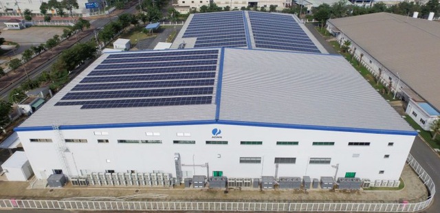 Tập đoàn Aureole đã ứng dụng điện năng lượng mặt trời - Ảnh 1.
