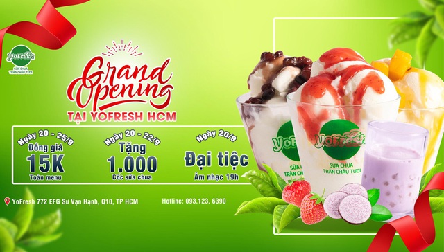 Sữa chua trân châu tươi Yofresh tặng khách hàng 1000 cốc nhân khai trương tại TP.HCM - Ảnh 10.