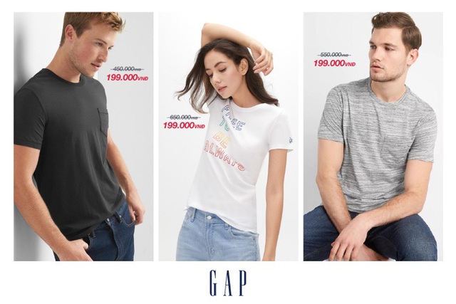 F5 tủ quần áo với siêu ưu đãi đến từ GAP - thương hiệu thời trang Mỹ - Ảnh 2.