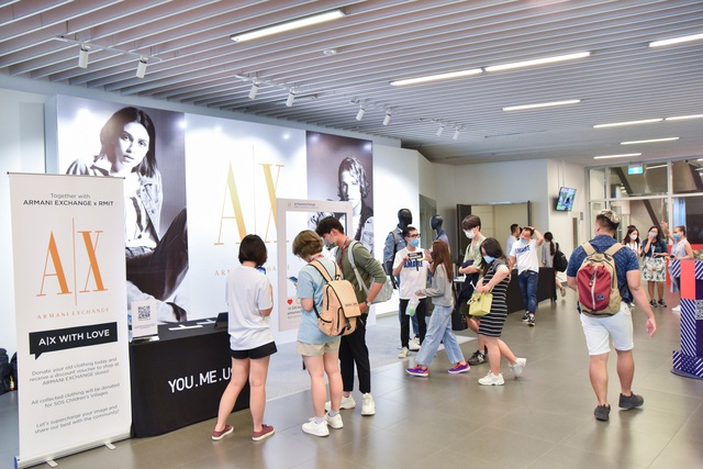 Trọng Hiếu truyền cảm hứng sáng tạo bền vững tới sinh viên trong sự kiện Armani Exchange X RMIT - Ảnh 5.