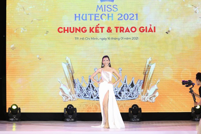 Dàn Hoa hậu, Á hậu đình đám hội ngộ tại Gala Chung kết Miss HUTECH 2021 - Ảnh 2.
