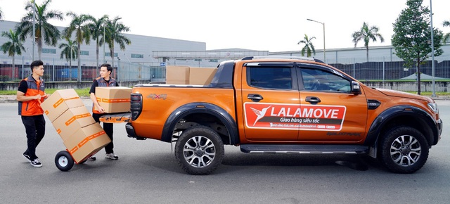 Dịch vụ giao hàng nội thành bằng xe tải của Lalamove được ưa chuộng - Ảnh 1.