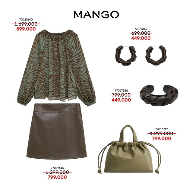 Liên tục thay đổi phong cách với 5 outfits hàng hiệu MANGO cực xịn giá chỉ từ 349K - Ảnh 4.