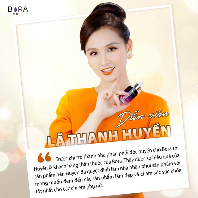 Lã Thanh Huyền - đại diện độc quyền thương hiệu mỹ phẩm Bora - Ảnh 2.
