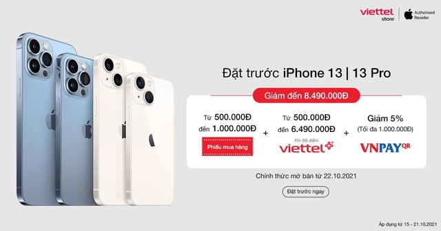 Viettel Store chính thức nhận đặt trước iPhone 13 Series chỉ từ 13.000.000đ - Ảnh 2.