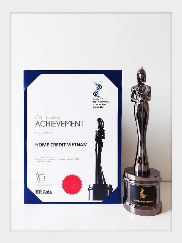 Home Credit Việt Nam được HR Asia vinh danh “Nơi làm việc tốt nhất châu Á năm 2021” - Ảnh 1.