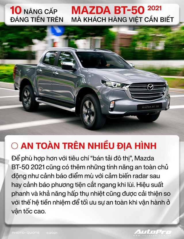 10 nâng cấp đáng tiền trên Mazda BT-50 2021 mà khách hàng Việt cần biết - Ảnh 9.