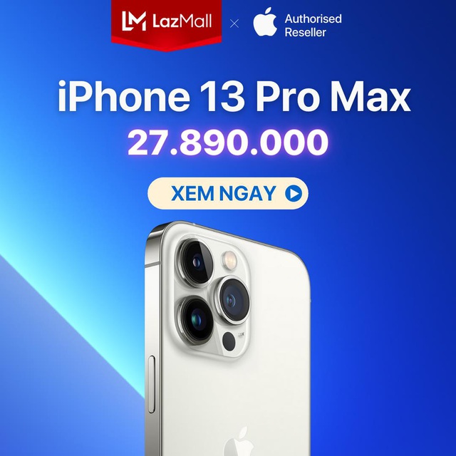 iPhone 13 series đổ bộ Lazada, hàng chính hãng giảm đến 20% lại kèm quà tặng Airpods 2 - Ảnh 1.