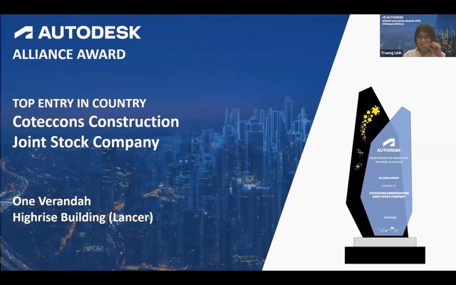 Coteccons đón nhận giải thưởng hợp tác bền vững Autodesk 2021 tại Việt Nam - Ảnh 2.
