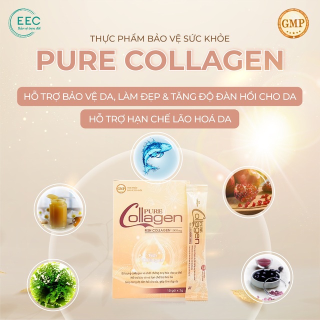 TPBVSK Pure Collagen hỗ trợ làm đẹp da và hạn chế lão hóa da - Ảnh 3.