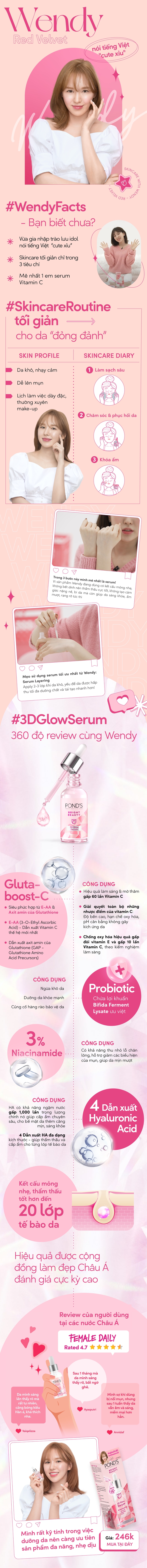 Wendy (Red Velvet) nói tiếng Việt cute xỉu, chia sẻ bí quyết dưỡng sáng da đặc biệt “vượt mặt” cả Vitamin C - Ảnh 2.