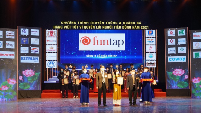 Funtap lọt Top 10 “Hàng Việt chất lượng tốt vì quyền lợi người tiêu dùng” - Ảnh 1.