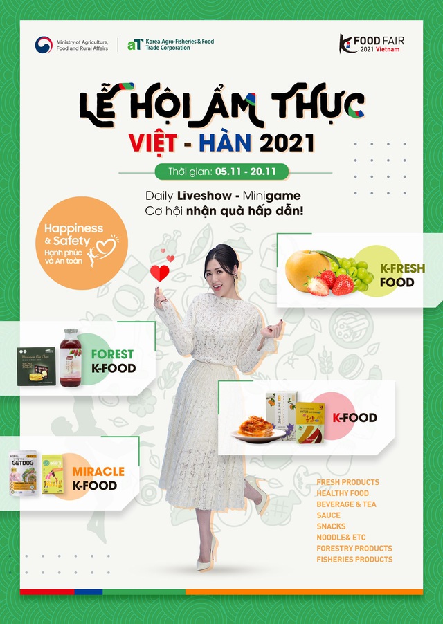 Trải nghiệm các sản phẩm nông nghiệp của Hàn Quốc tại Hội chợ K-food - Ảnh 1.