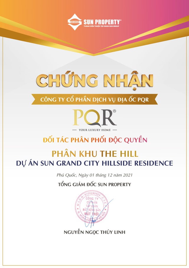 Địa ốc PQR phân phối độc quyền phân khu The Hill – Sun Grand City Hillside Residence - Ảnh 2.