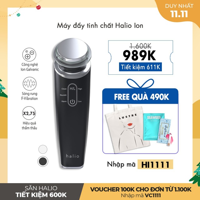 Loạt deal hời từ nay đến 11/11 cho hội nghiện skincare & makeup: Săn máy rửa mặt Halio tiết kiệm 271k, nhận quà đến 2 triệu - Ảnh 3.