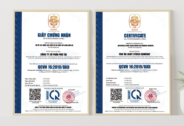 Công ty cổ phần Phú Tài đạt chứng nhận ISO 9001:2015 và Hợp quy Qcvn 16:2019/BXD - Ảnh 3.