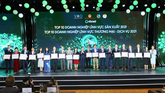 Vinamilk 6 lần liên tiếp được vinh danh trong Top 10 doanh nghiệp phát triển bền vững nhất Việt Nam 2021 - Ảnh 1. Vinamilk 6 lần liên tiếp được vinh danh trong Top 10 doanh nghiệp phát triển bền vững nhất Việt Nam 2021 - Ảnh 1.