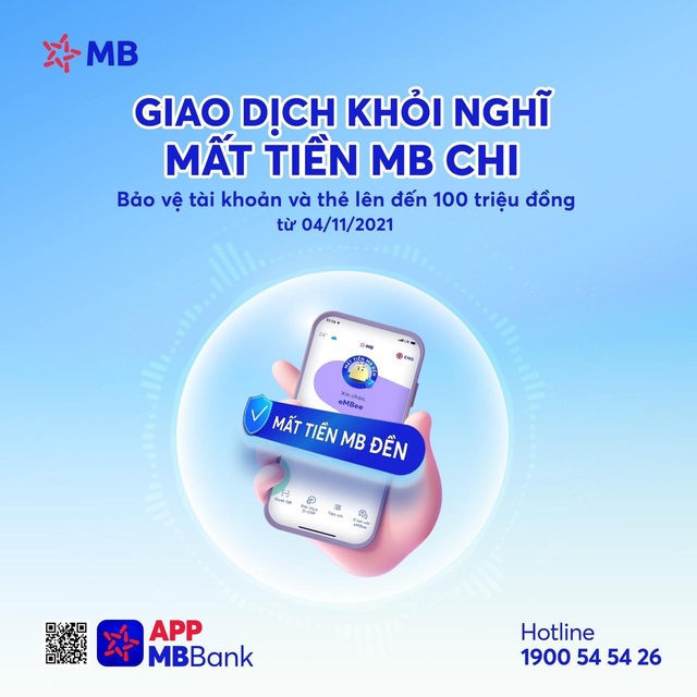 MBBank thanh toán tới 100 triệu đồng nếu khách hàng bị “hack” tài khoản - Ảnh 2.