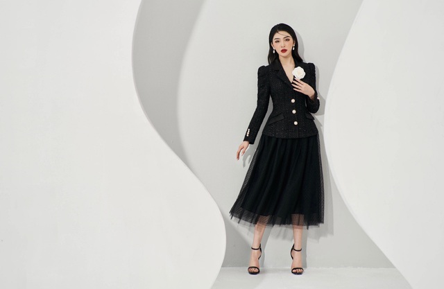 Hóa quý cô thanh lịch trong BST Thu Đông 2021 của LAVIEM Design - Ảnh 4.
