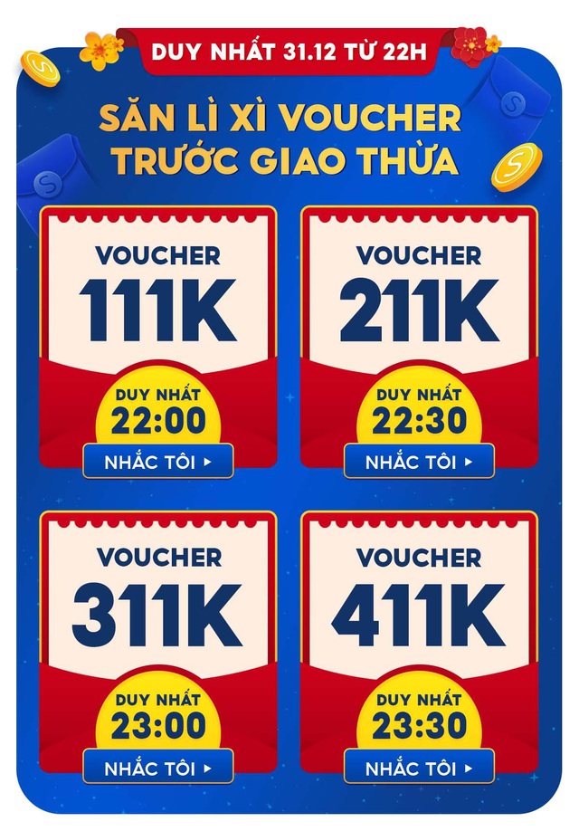 Người người chờ countdown, còn fan cứng Shopee thì làm gì? Nhanh tay “chạy đua”, săn lì xì trước thềm năm mới - Ảnh 3.