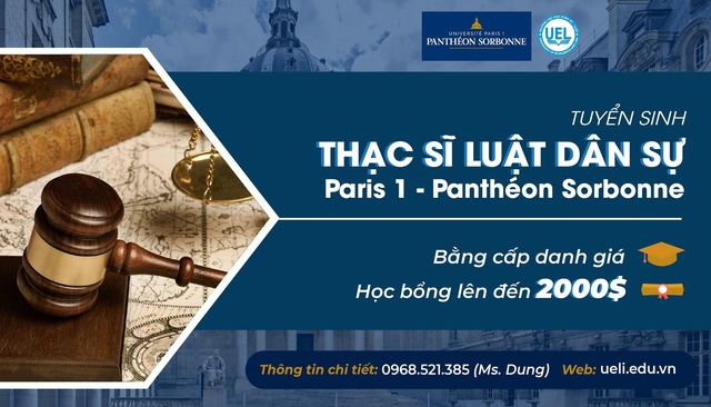 Trở thành thạc sĩ luật dân sự của Panthéon - Sorbonne Paris 1 ngay tại Việt Nam - Ảnh 2.