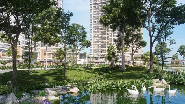 Ecopark chi nghìn tỷ làm công viên cho 2 tòa tháp “thiên nhiên” nhất khu đô thị - Ảnh 8.