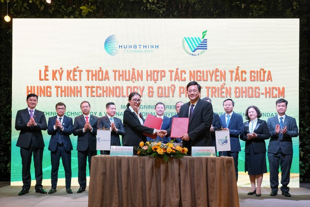 Tập đoàn Hưng Thịnh và ĐHQG-HCM ký kết hợp tác chiến lược - Ảnh 1.