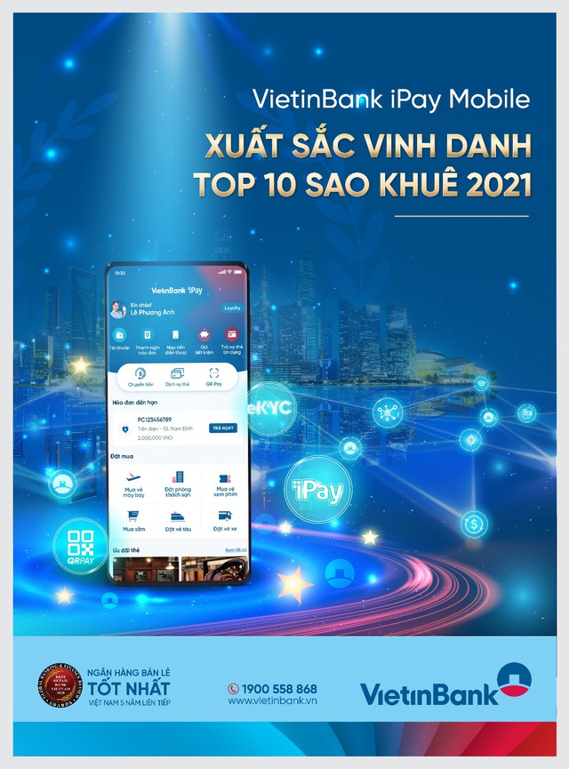 VietinBank iPay Mobile nhận giải thưởng uy tín - Ảnh 1.