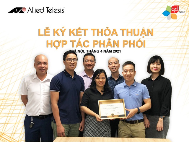 QD.TEK ký thỏa thuận hợp tác phân phối với Allied Telesis Nhật Bản - Ảnh 1.