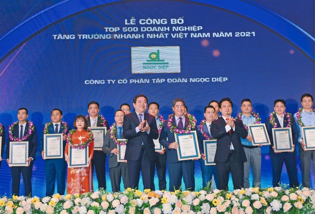 Tập đoàn Ngọc Diệp đạt Top 500 doanh nghiệp tăng trưởng nhanh nhất Việt Nam 2021 - Ảnh 1.