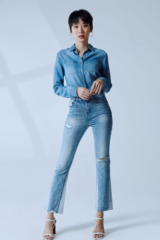 Điểm danh 6 dáng quần jeans mà cô nàng thời trang không thể thiếu - Ảnh 4.