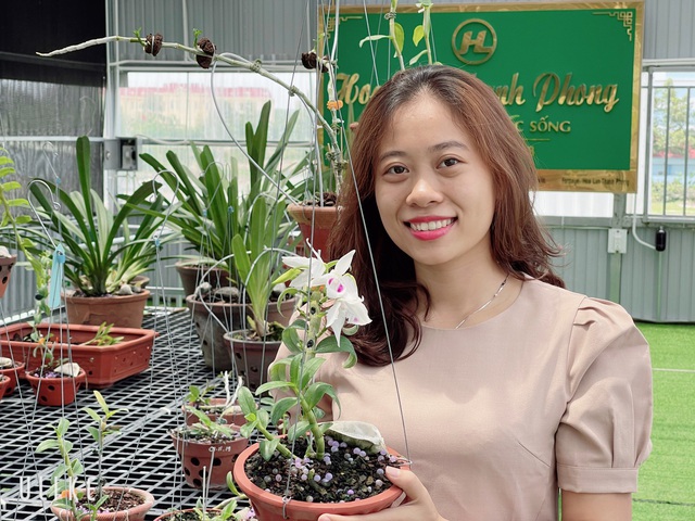 Cô chủ vườn lan 9X Thùy Linh tiết lộ cơ duyên đặc biệt - Ảnh 1.