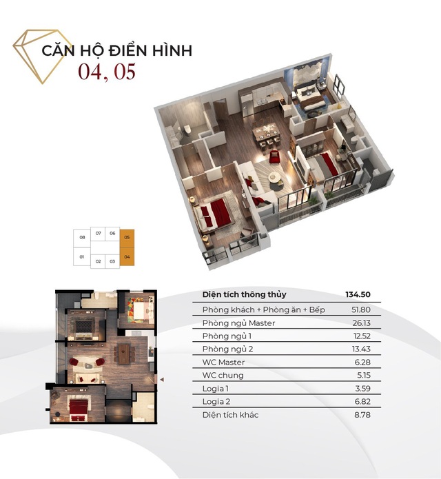 Mỏi mắt tìm căn hộ 3 phòng ngủ giá 30 triệu/m2 gần trung tâm Hà Nội - Ảnh 1.
